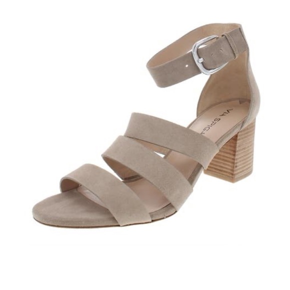 Via Spiga Carys Suede heels sandals - Picture 1 of 6